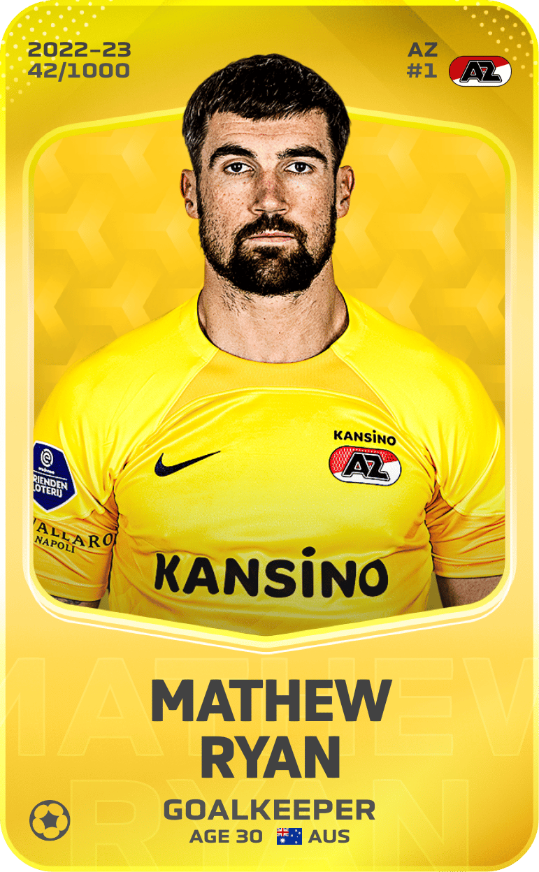 Mathew Ryan 2022-23 • Limited 42/1000