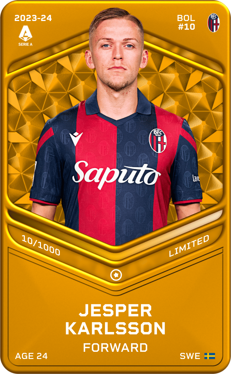 Jesper Karlsson 2023-24 • Limited 10/1000