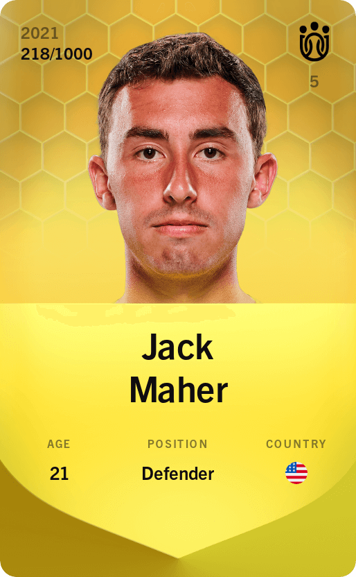 Jack Maher 2021-22 • Limited 218/1000