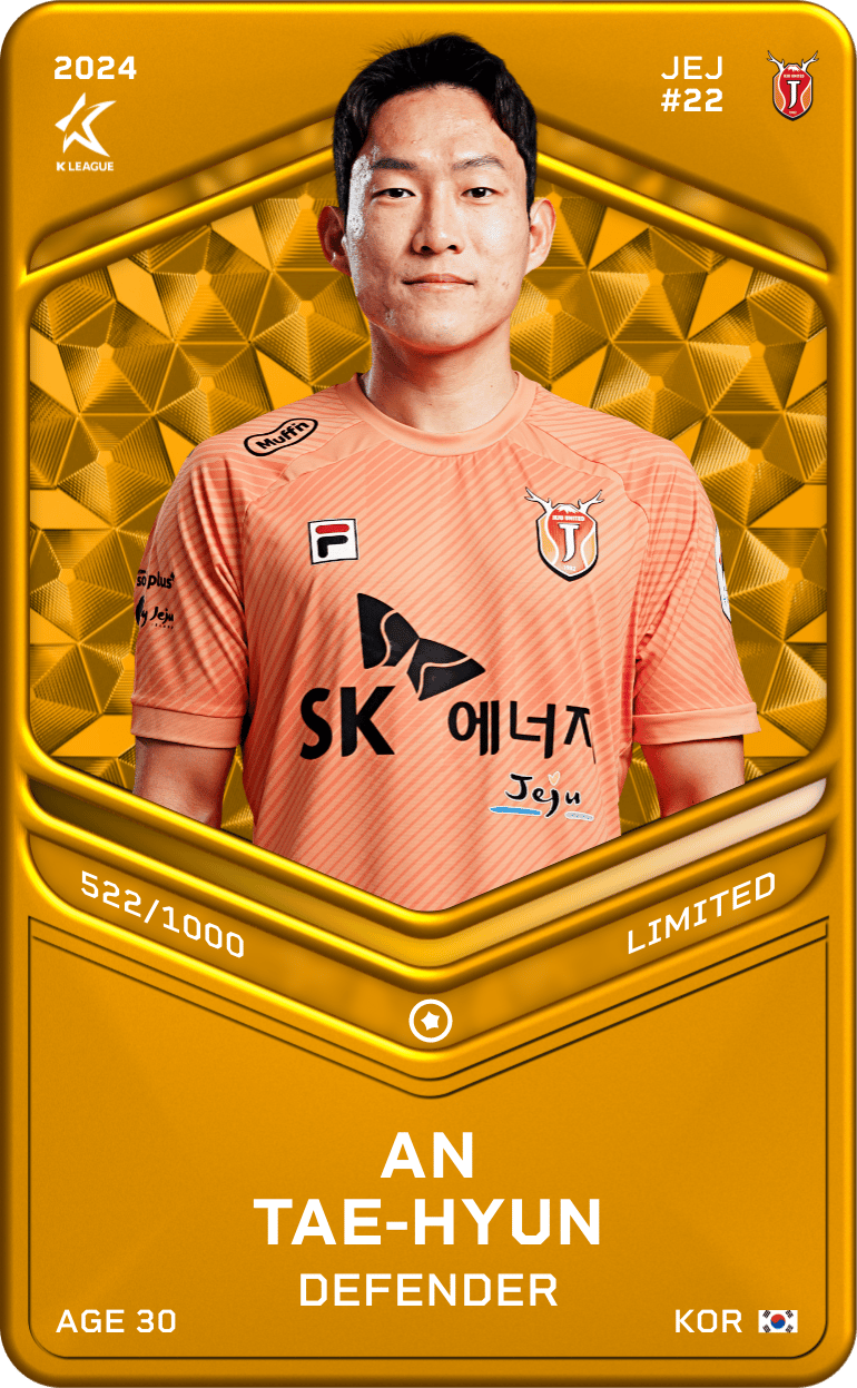 Ahn Tae-Hyun 2024-25 • Limited 522/1000