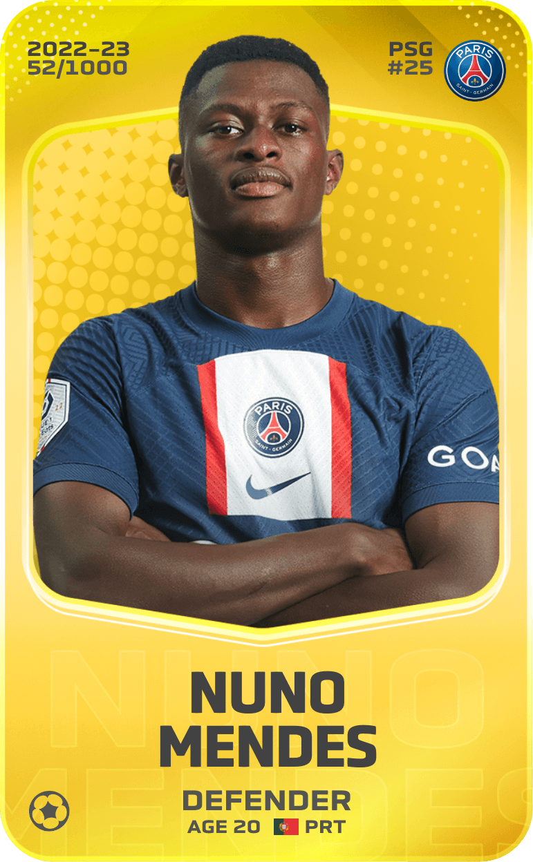 Nuno Mendes 2022-23 • Limited 52/1000