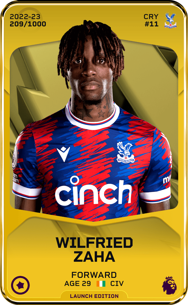 Wilfried Zaha 2022-23 • Limited 209/1000