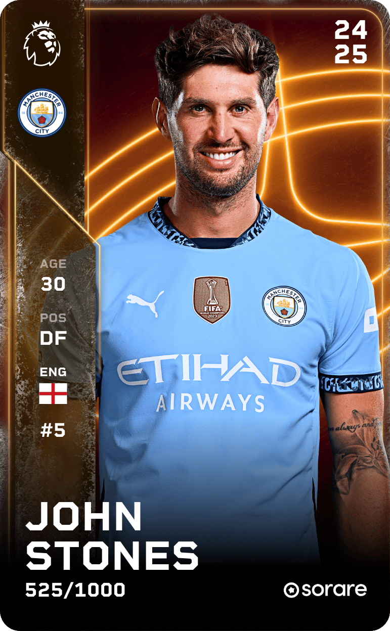 John Stones 2024-25 • Limited 525/1000