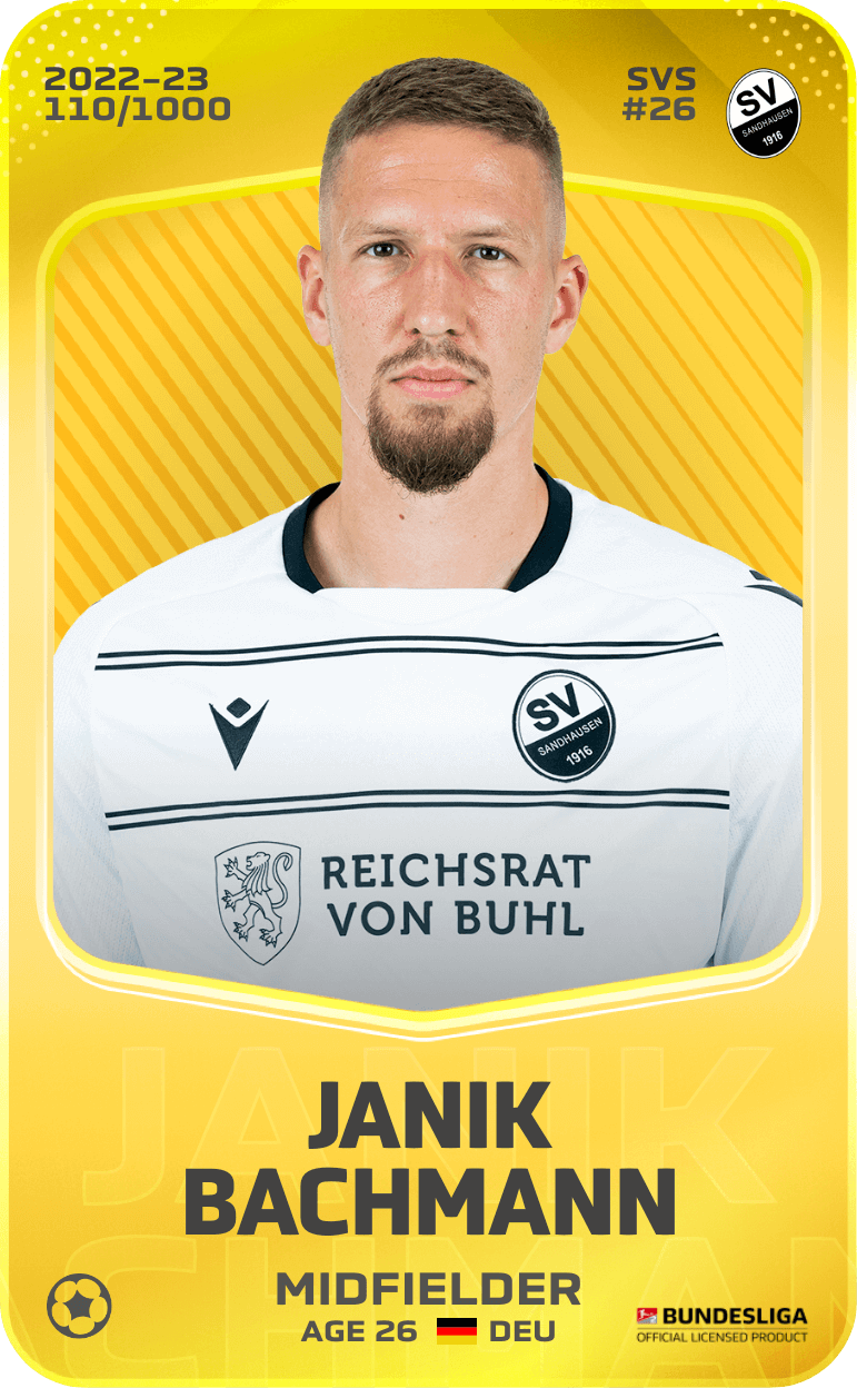 Janik Bachmann 2022-23 • Limited 110/1000