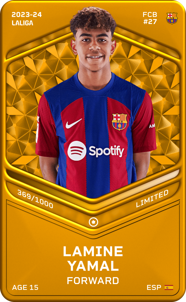 Lamine Yamal 2023-24 • Limited 369/1000