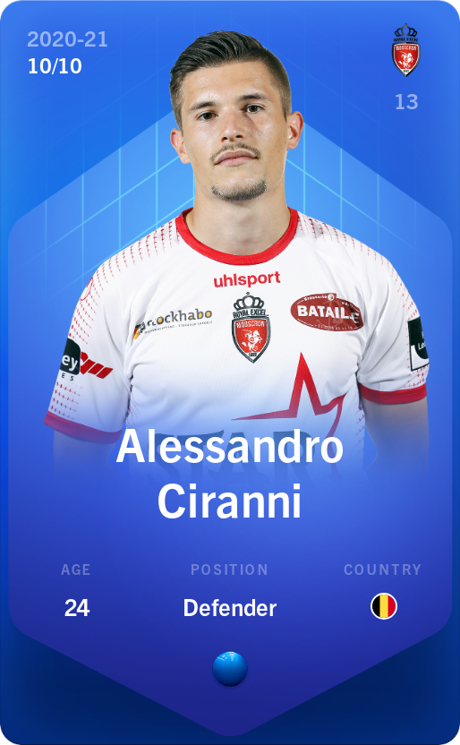 Sorare - Sorare Official - Alessandro Ciranni 2020-21 • Super Rare 10/10 - NFT # 8469080850672015620824274168437810307658695479795093001872001894141712004382