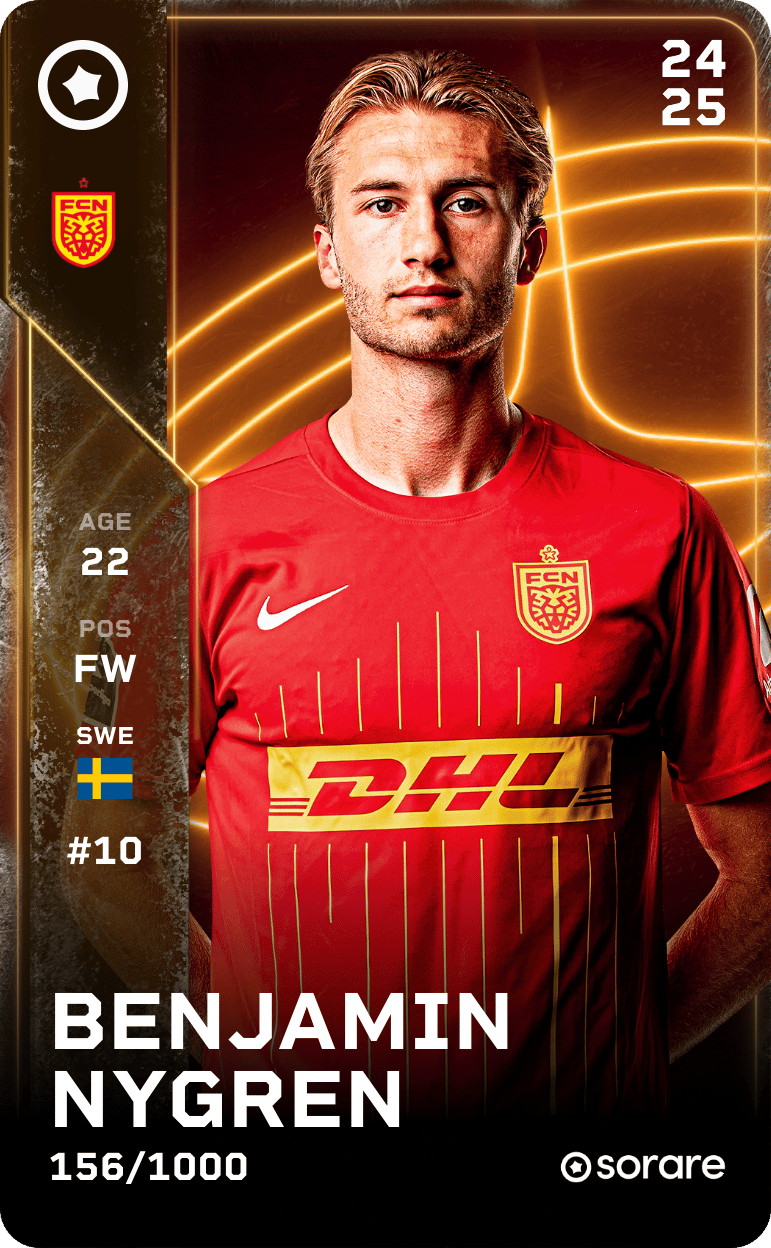 Benjamin Nygren 2024-25 • Limited 156/1000