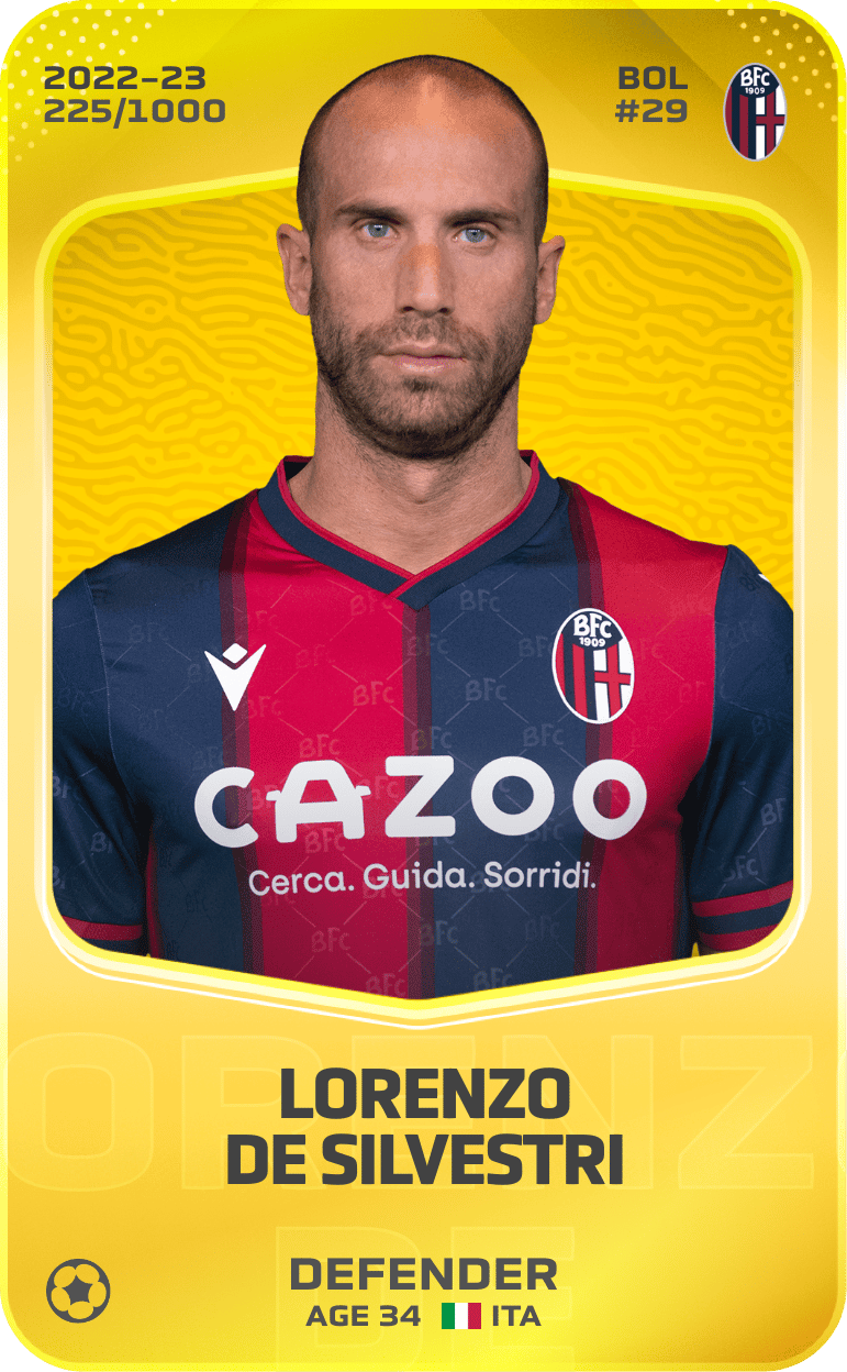 Lorenzo De Silvestri 2022-23 • Limited 225/1000