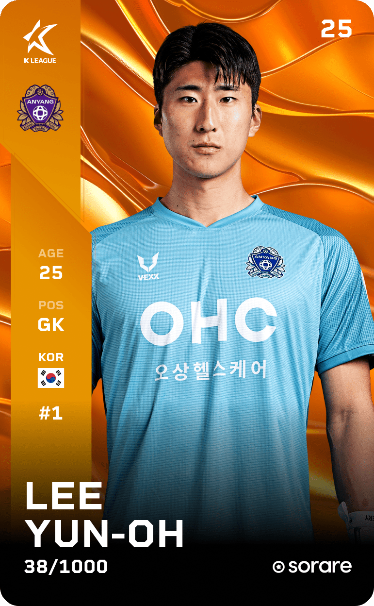 Lee Yunoh 2025-26 • Limited 38/1000