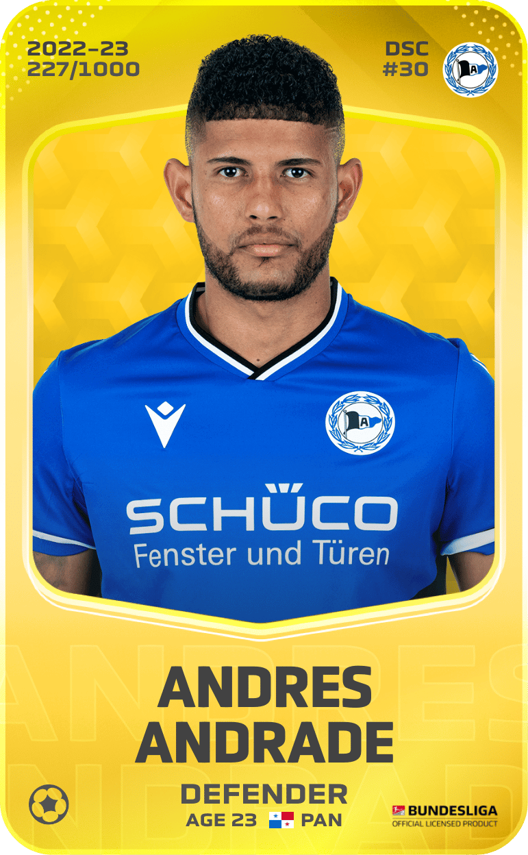 Andres Andrade 2022-23 • Limited 227/1000