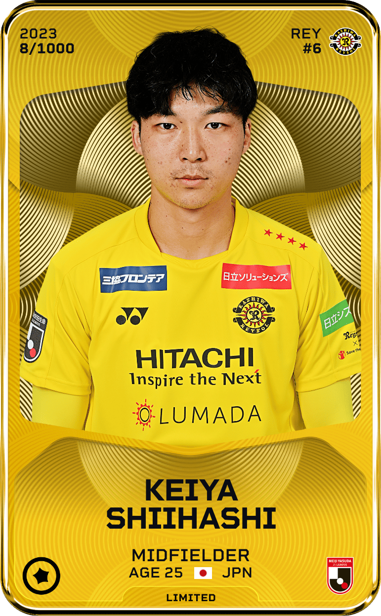 Keiya Shiihashi 2023-24 • Limited 8/1000