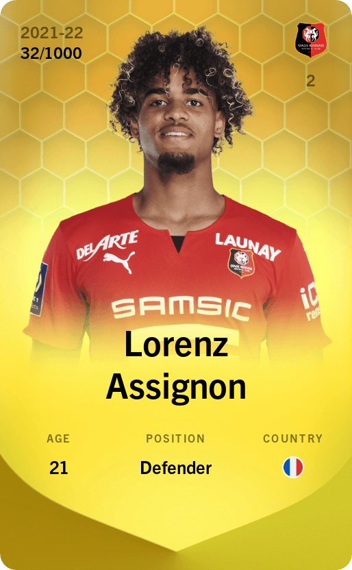 Lorenz Assignon 2021-22 • Limited 32/1000