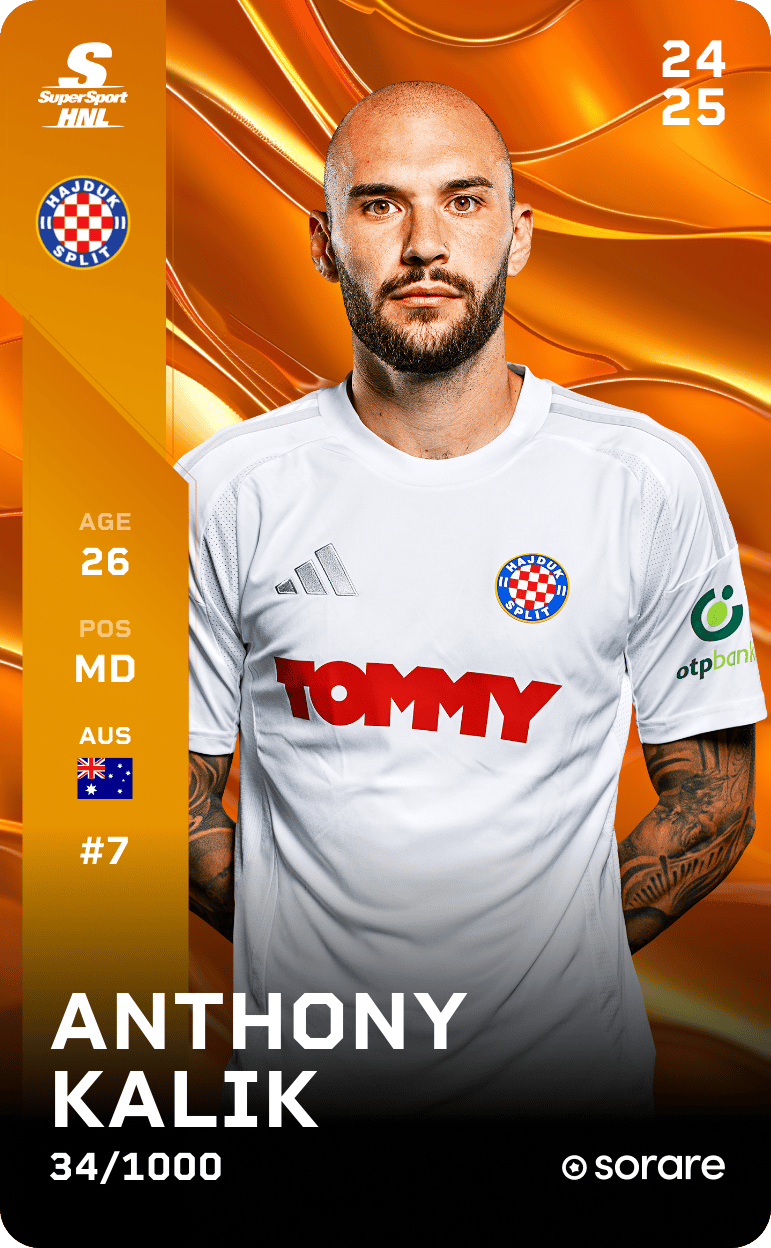 Anthony Kalik 2024-25 • Limited 34/1000