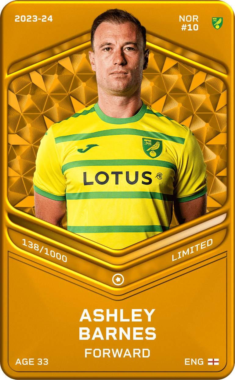 Ashley Barnes 2023-24 • Limited 138/1000