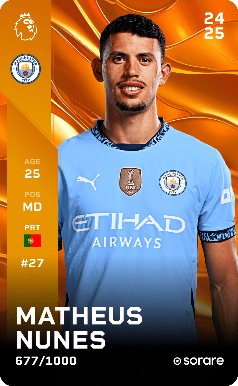Matheus Nunes 2024-25 • Limited 677/1000