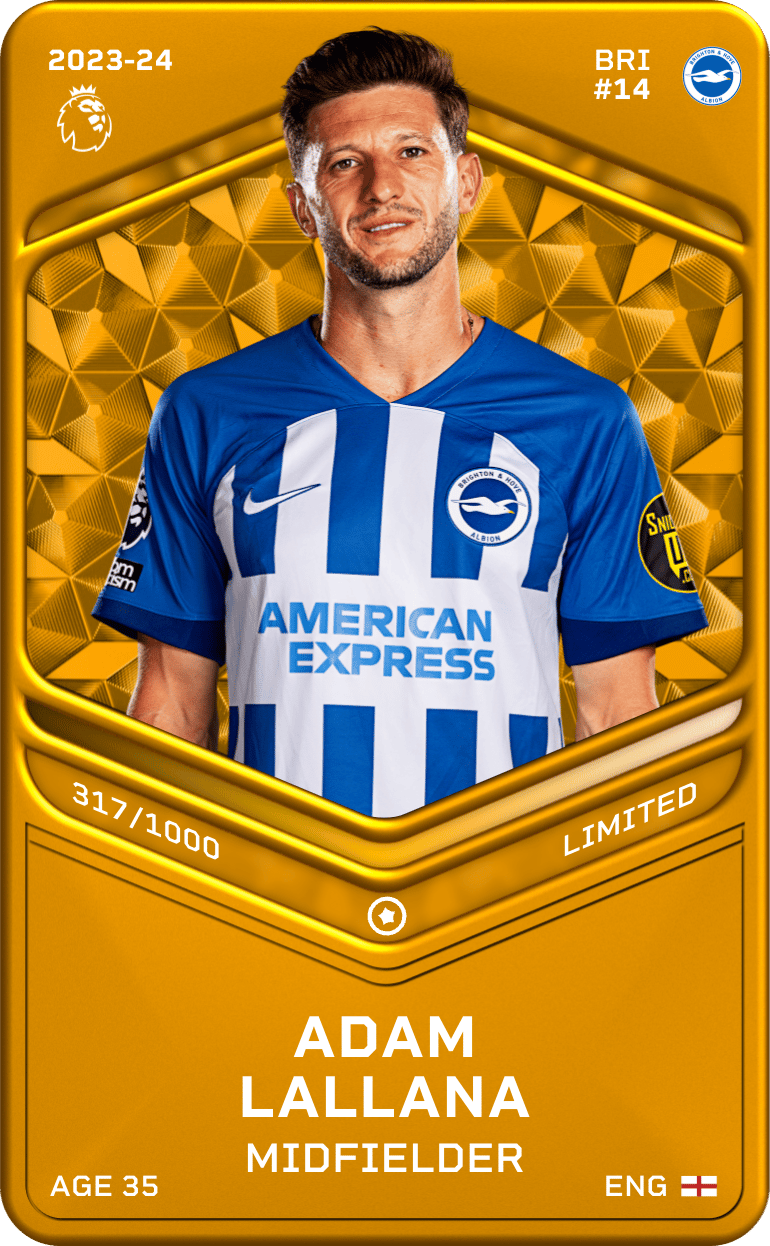 Adam Lallana 2023-24 • Limited 317/1000