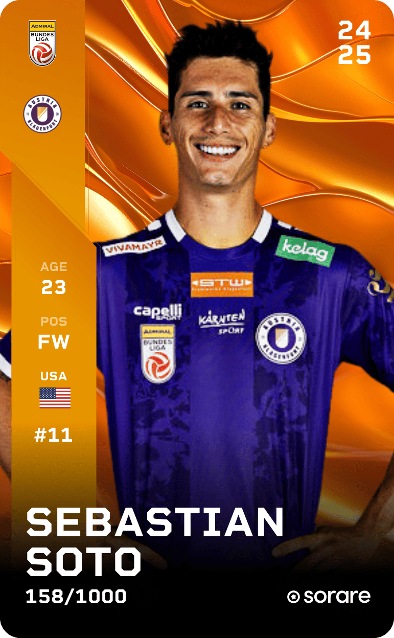 Sebastian Soto 2024-25 • Limited 158/1000