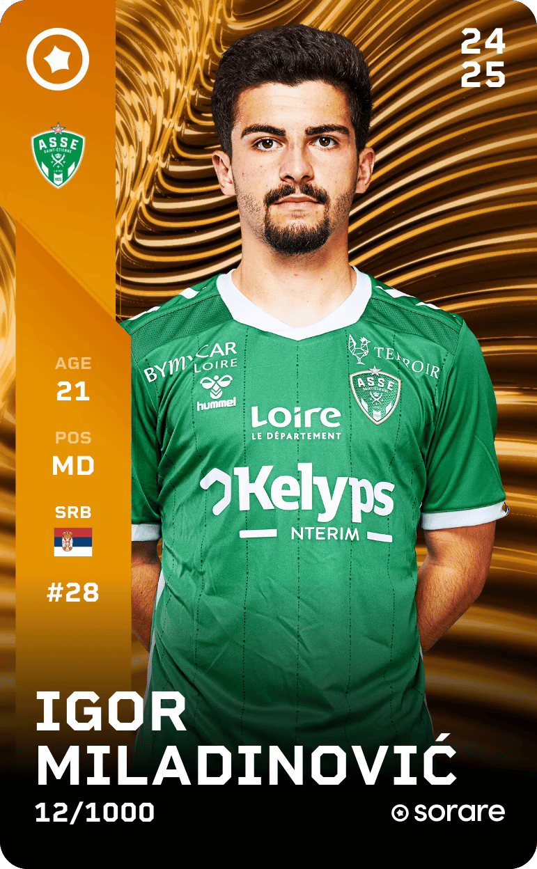 Igor Miladinović 2024-25 • Limited 12/1000