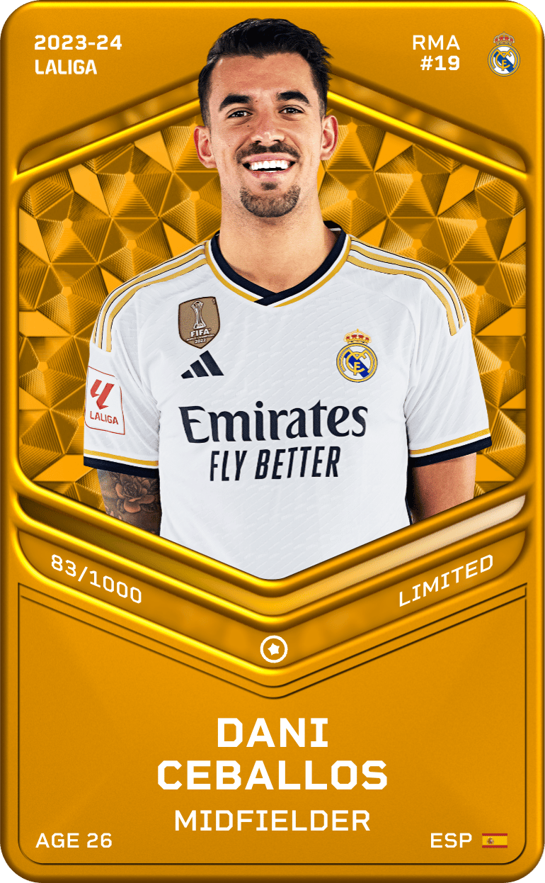 Dani Ceballos 2023-24 • Limited 83/1000