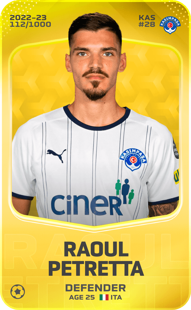 Raoul Petretta 2022-23 • Limited 112/1000