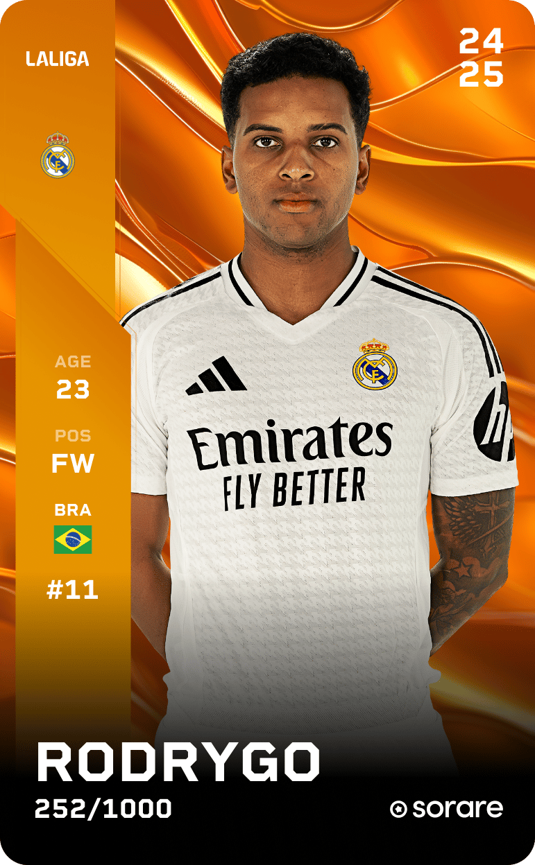Rodrygo 2024-25 • Limited 252/1000