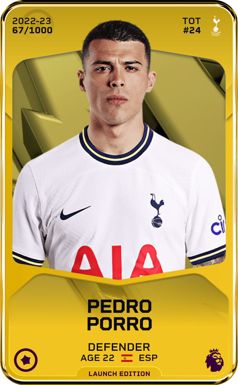 Pedro Porro 2022-23 • Limited 67/1000