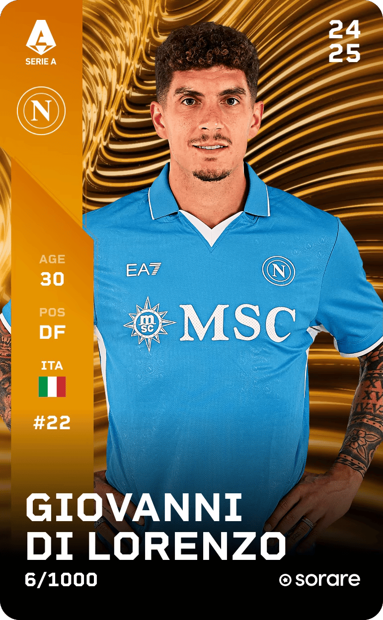 Giovanni Di Lorenzo 2024-25 • Limited 6/1000