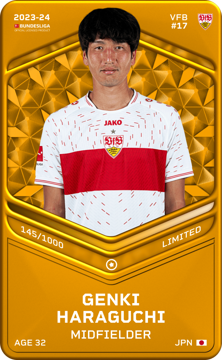 Genki Haraguchi 2023-24 • Limited 145/1000