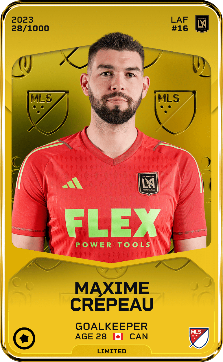Maxime Crépeau 2023-24 • Limited 28/1000