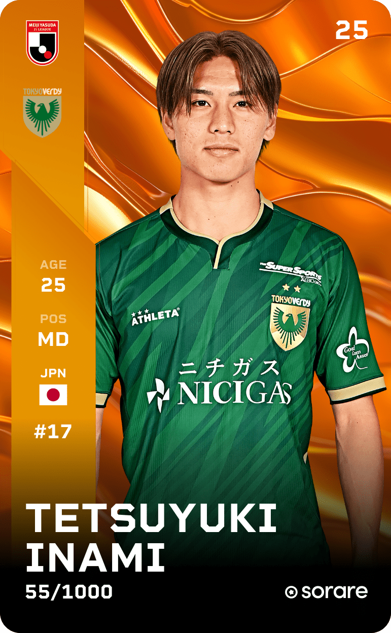Tetsuyuki Inami 2025-26 • Limited 55/1000