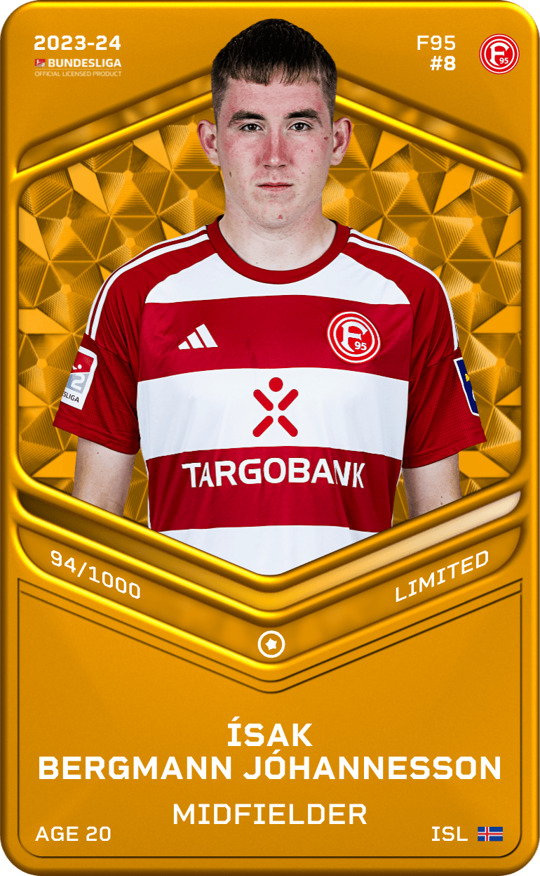 Ísak Bergmann Jóhannesson 2023-24 • Limited 94/1000