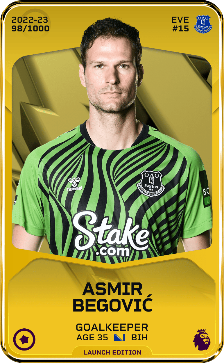 Asmir Begović 2022-23 • Limited 98/1000