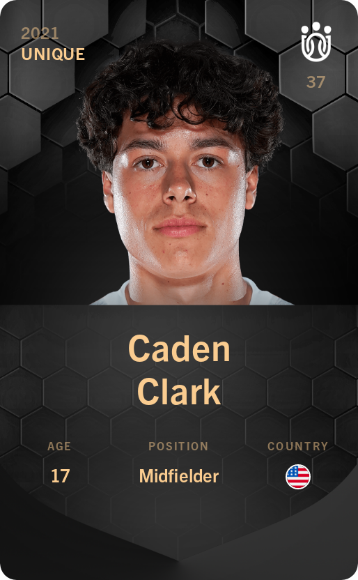 Sorare - Sorare Official - Caden Clark 2021-22 • Unique - NFT # 109133236550319327935920522217922952693964539783538668904196170253287068609593