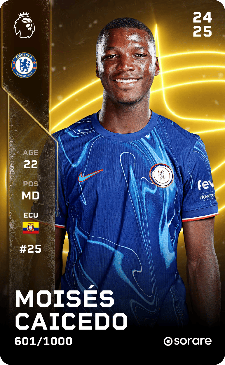 Moisés Caicedo 2024-25 • Limited 601/1000