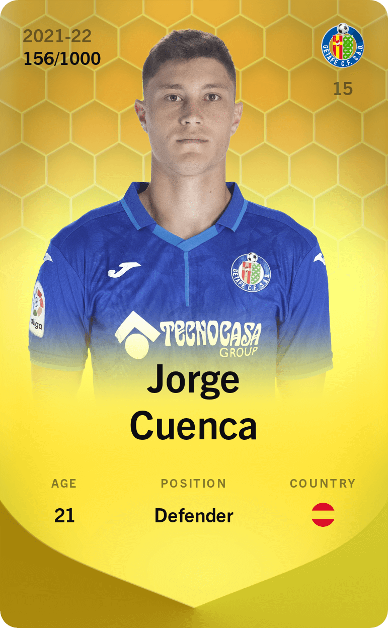 Jorge Cuenca 2021-22 • Limited 156/1000