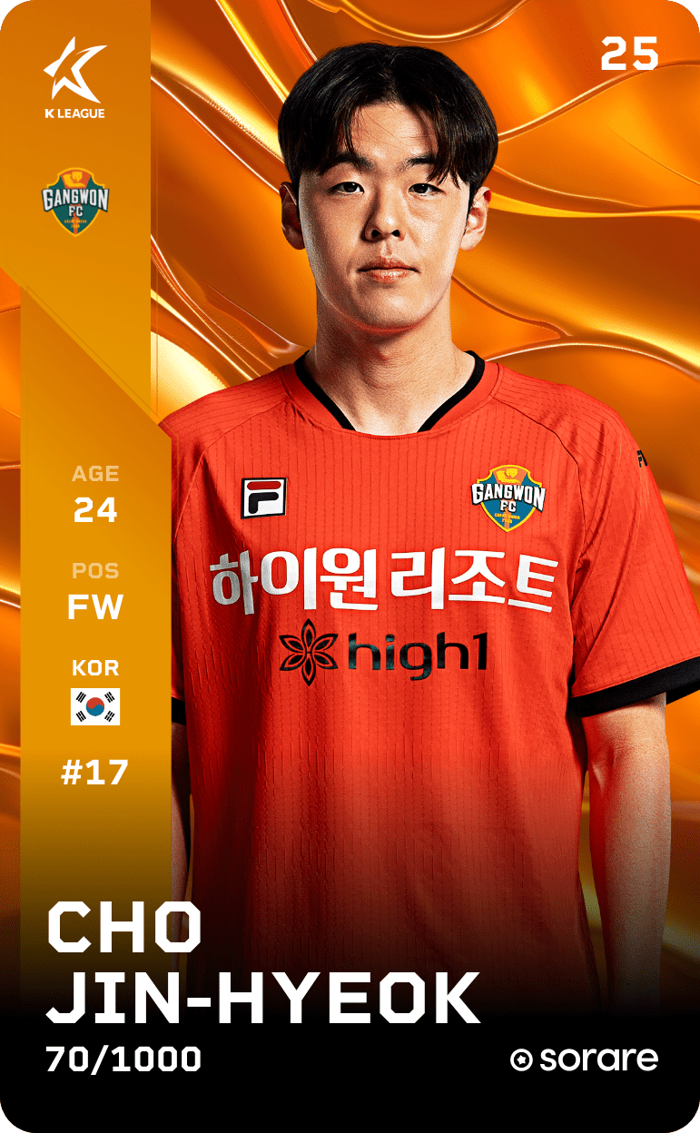 Cho Jin-Hyuk 2025-26 • Limited 70/1000