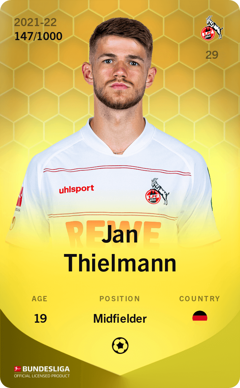Jan Thielmann 2021-22 • Limited 147/1000
