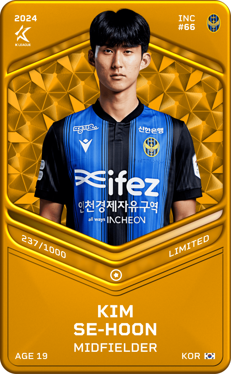 Kim Se-Hoon 2024-25 • Limited 237/1000