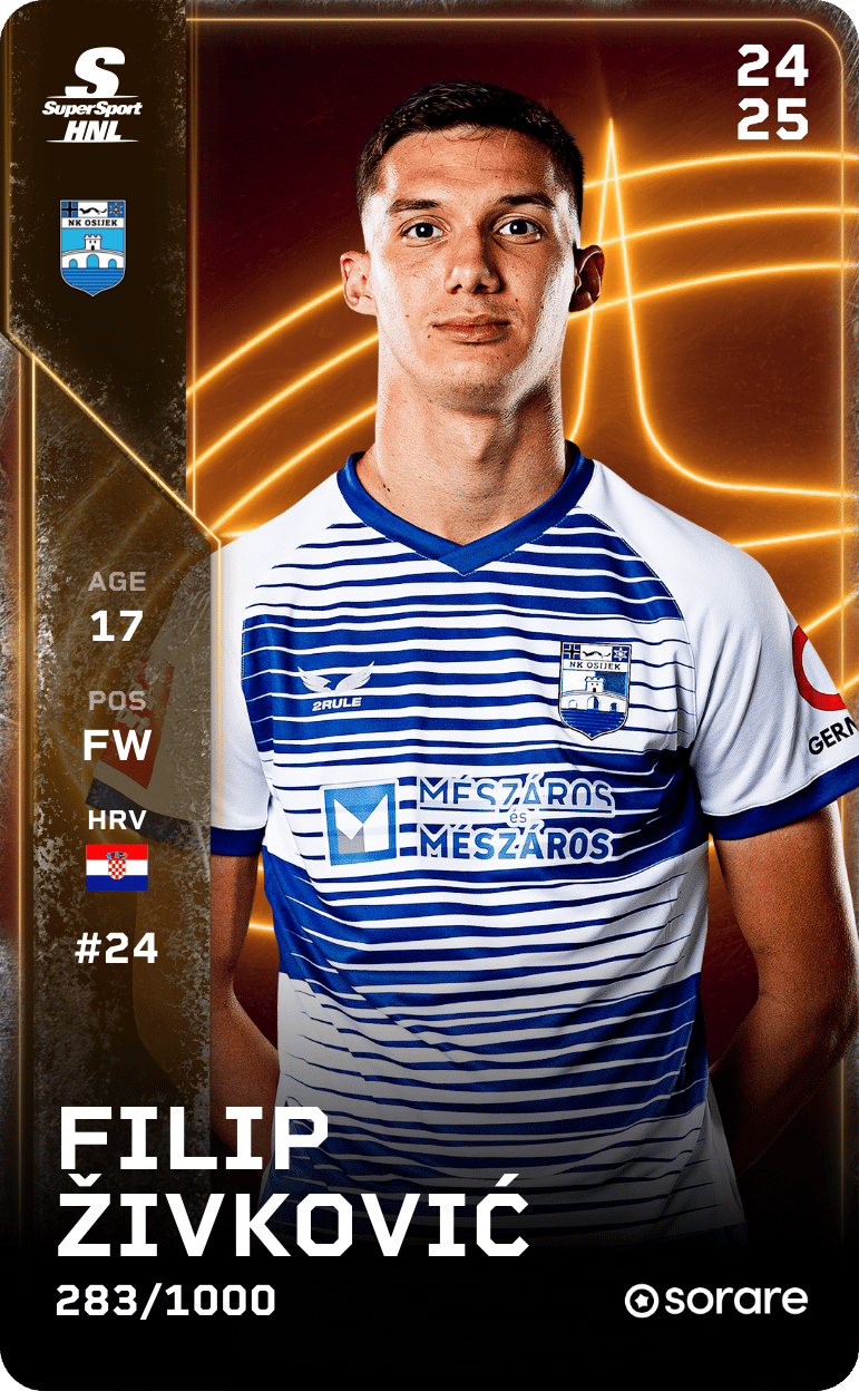 Filip Živković 2024-25 • Limited 283/1000