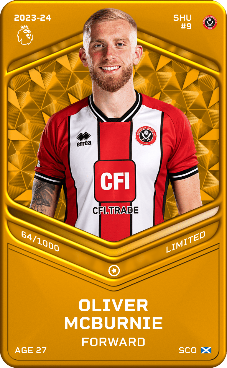 Oliver McBurnie 2023-24 • Limited 64/1000