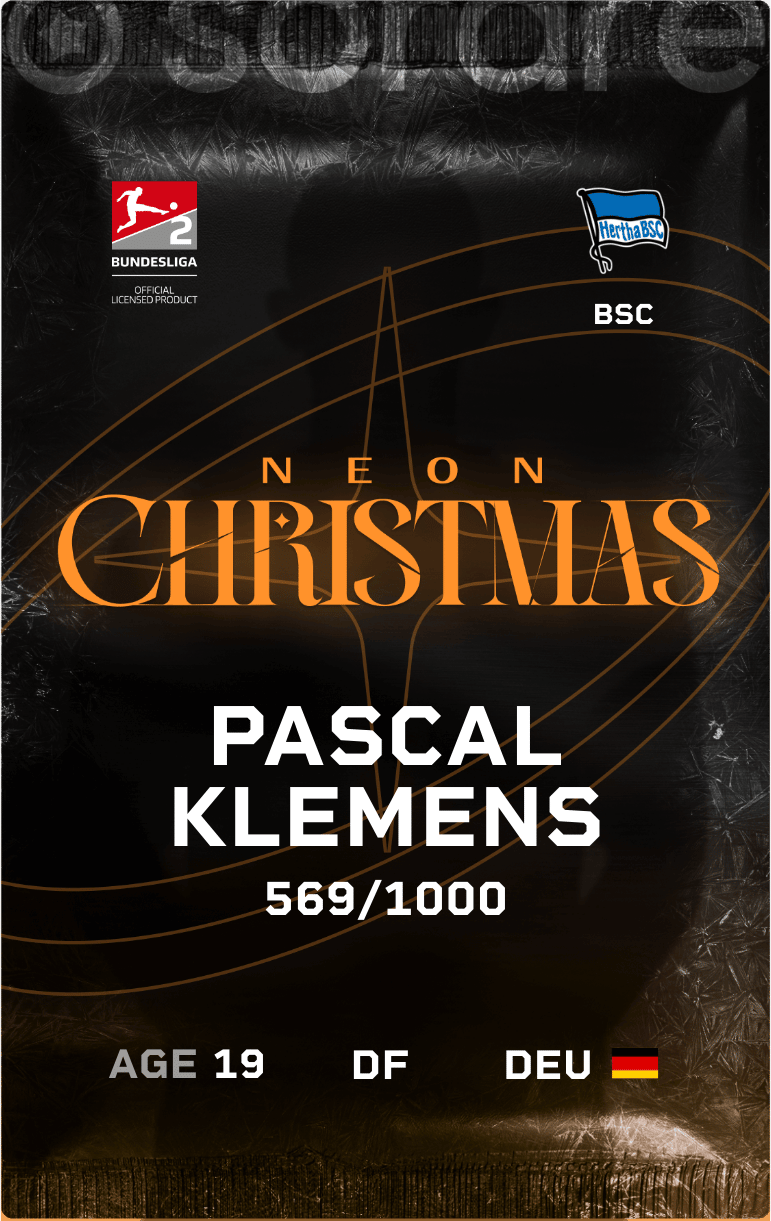 Pascal Klemens 2024-25 • Limited 569/1000