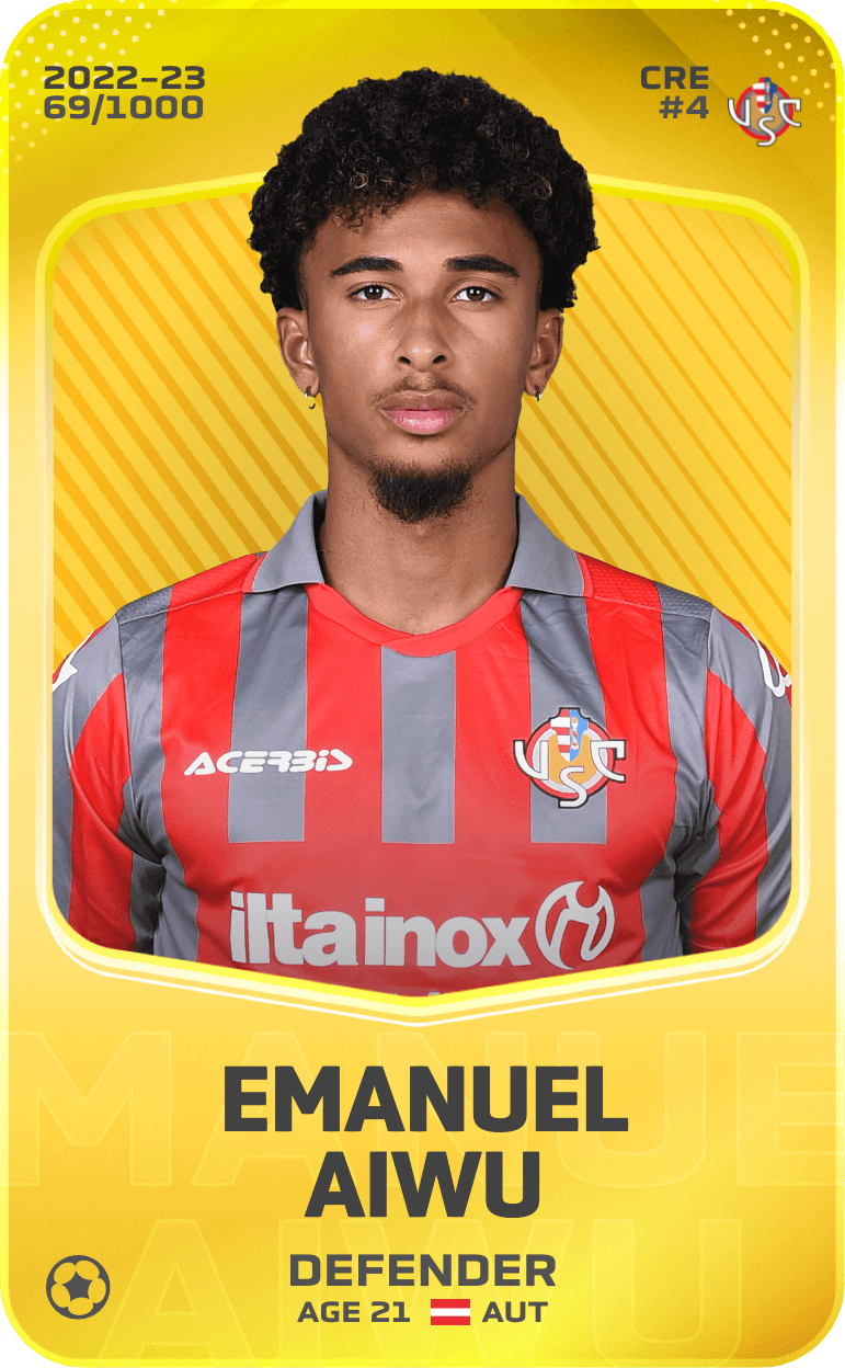 Emanuel Aiwu 2022-23 • Limited 69/1000