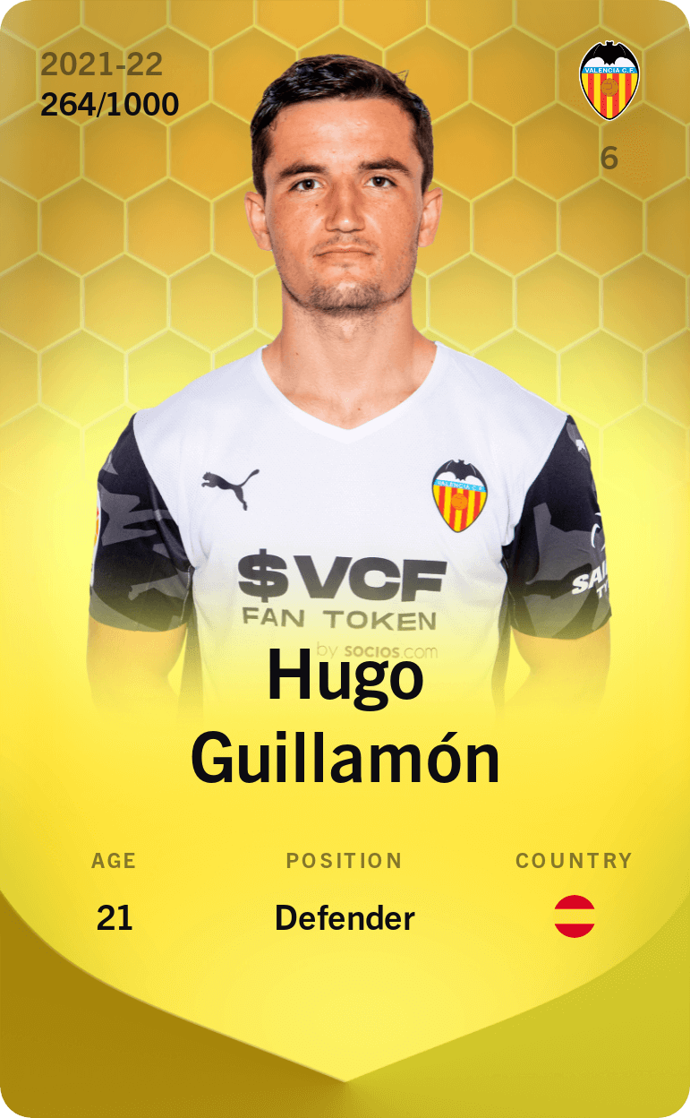 Hugo Guillamón 2021-22 • Limited 264/1000