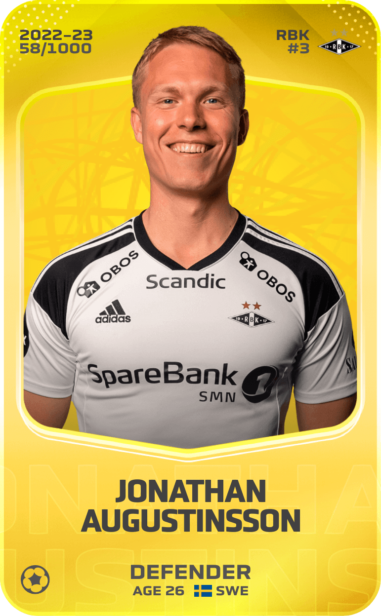 Jonathan Augustinsson 2022-23 • Limited 58/1000