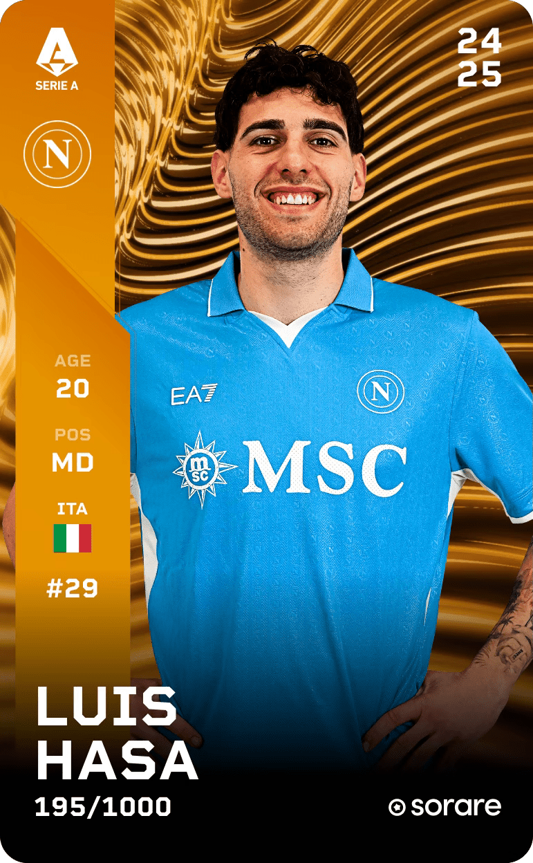Luis Hasa 2024-25 • Limited 195/1000
