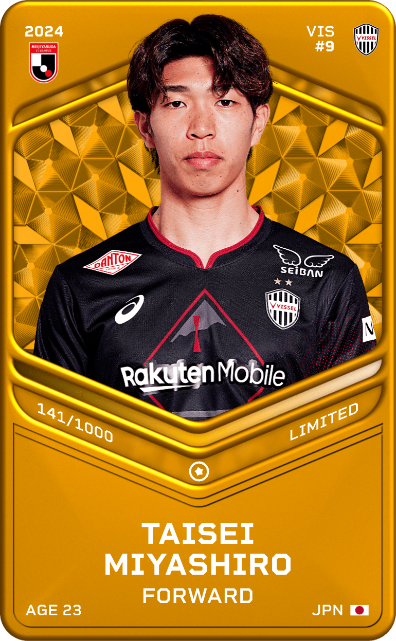 Taisei Miyashiro 2024-25 • Limited 141/1000