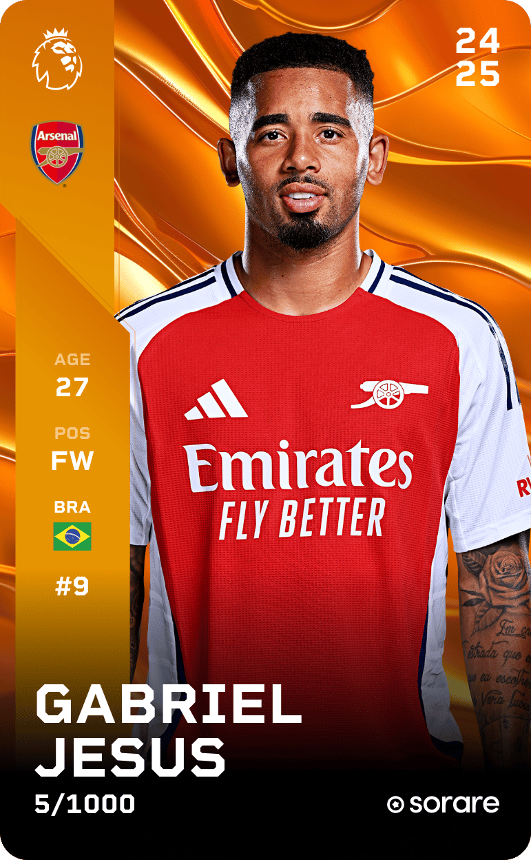 Gabriel Jesus 2024-25 • Limited 5/1000