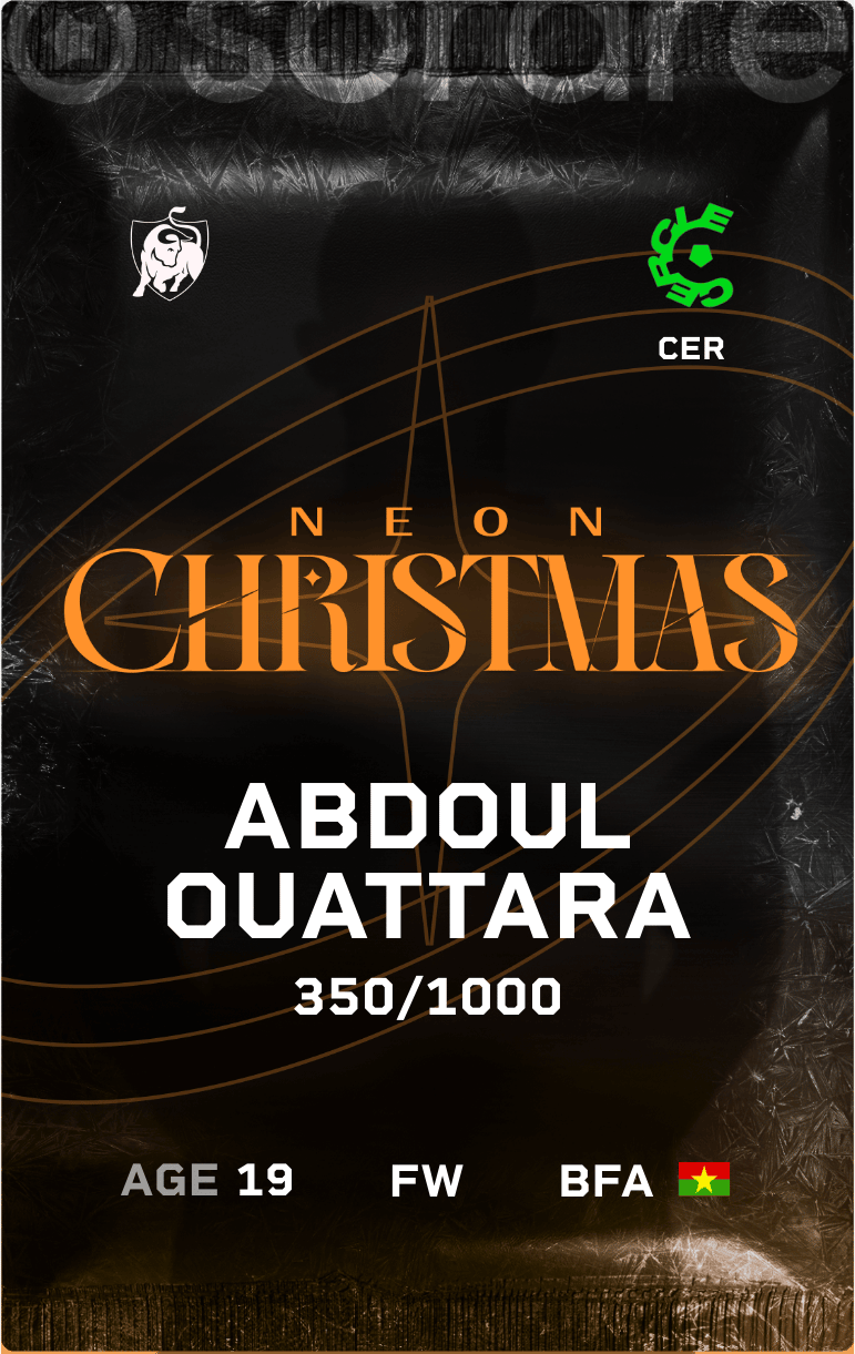 Abdoul Ouattara 2024-25 • Limited 350/1000