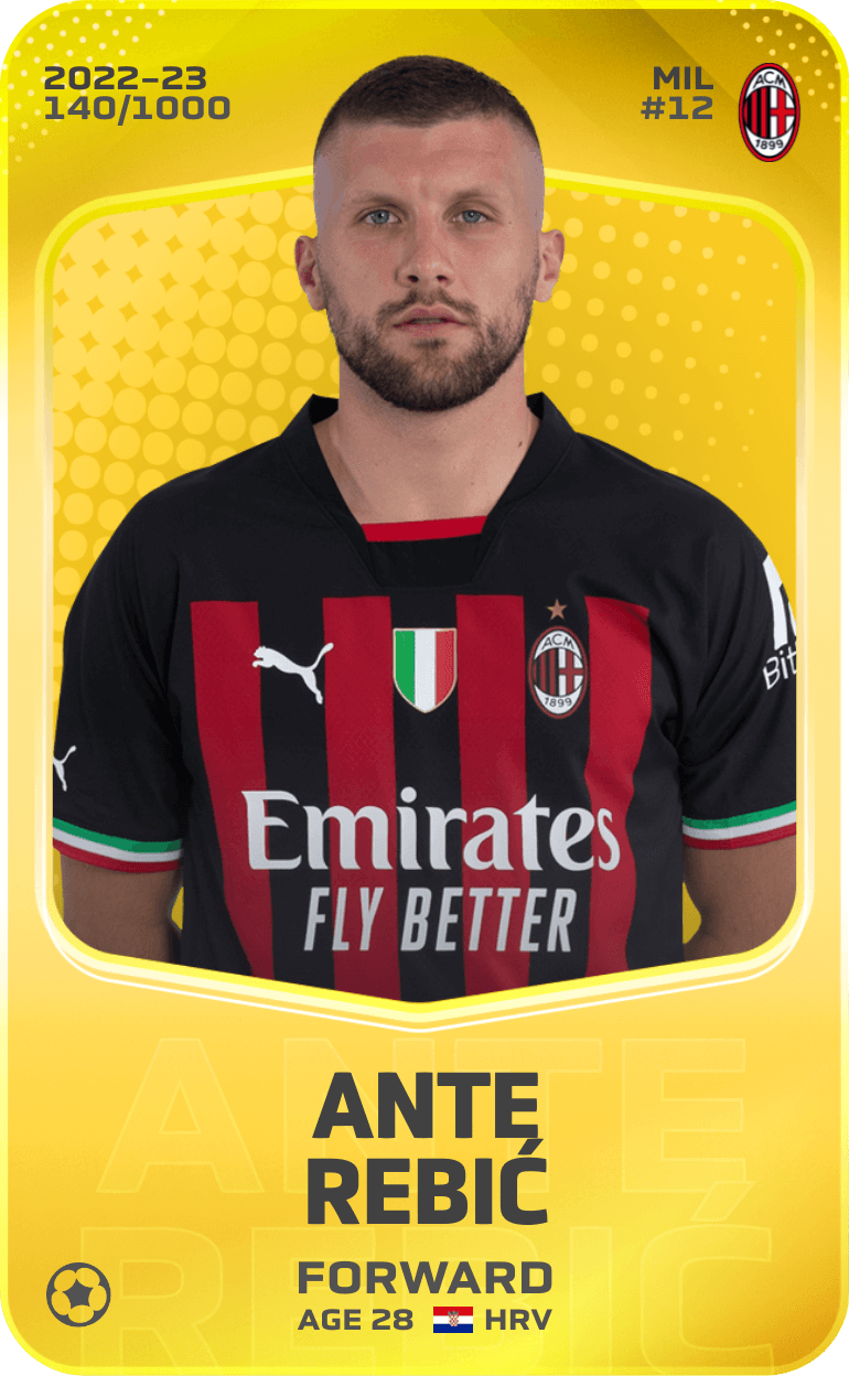 Ante Rebić 2022-23 • Limited 140/1000