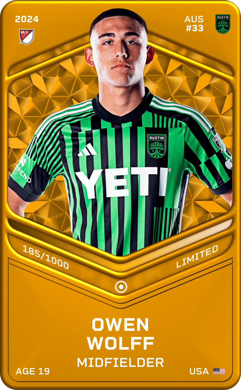 Owen Wolff 2024-25 • Limited 185/1000